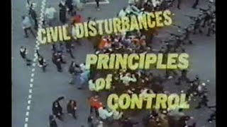 Civil Disturbances Principles of Control  1968 [upl. by Ssej]