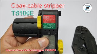 Canare CoaxCable Stripper TS100E  overview [upl. by Noloc585]