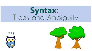 Syntax Trees and Ambiguity [upl. by Llenet]