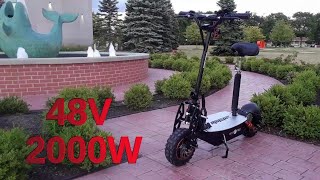 Mototec 48V 2000W Electric Scooter  Initial Thoughts  Ms Majeski [upl. by Norrahs604]