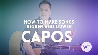 Capos Pt 2 How to make songs high and lower using a capo [upl. by Pen]