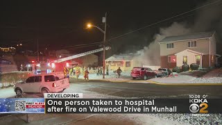 1 person hospitalized following Munhall house fire [upl. by Oriaj]