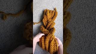 Magic Braid Technique for a Braided Crochet Scarf [upl. by Eidur44]