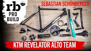 Pro Bike Build KTM Revelator Alto I Team BampB Hotels pb KTM I Tour de France roadbike I Shimano Di2 [upl. by Petigny753]