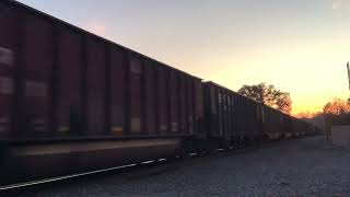 NS waynesburg loaded coal from Bailey mine [upl. by Winou]