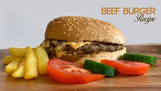 Irresistibly Delicious Beef Burgers  The Number 1 Homemade Beef Burger Recipe Ever Made [upl. by Otiragram261]