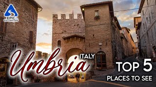 Umbria Italy Top 5 Places and Things to See  4K Travel Guide [upl. by Dirraj920]