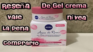 RESEÑA DE GEL CREMA HIDRATANTE FACIAL DE NIVEA CON ACIDO HIALURONICO PARA TODO TIPO DE PIEL [upl. by Munroe]