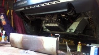 Delorean exhaust leak before and after [upl. by Goerke]