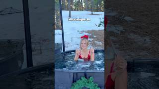 We have an ICE obsession… icebath icequeen ice frozen countdown christmas hubby funny [upl. by Millian]