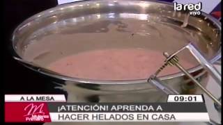 Receta Helados casero de frutillas y yogurt Parte 2 [upl. by Cornell]