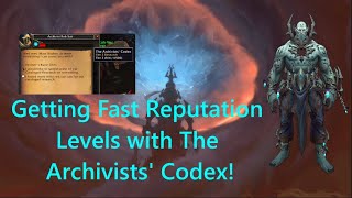 Patch 91 New Archivists Codex Reputation Grind Guide [upl. by Einafats]