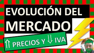 😥Suben los precios y baja el IVA  📈Evolución de precios💲 del Mercado Eléctrico⚡ [upl. by Anaitsirhc]