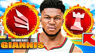 BEST GIANNIS ANTETOKOUNMPO BUILD 2K22 CURRENT GEN  BEST GIANNIS BUILD 2K22 CURRENT GEN [upl. by Pompea]