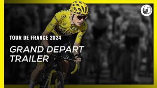 Tour de France 2024  Grand Depart Trailer [upl. by Enitsirk]