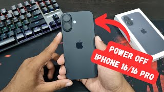 How to Power Off iPhone 16 or 16 Pro [upl. by Oisor]