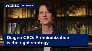 Diageo CEO Premiumization is the right strategy [upl. by Curran392]