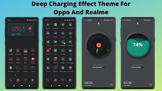 Deep Charging Effect Theme For Oppo And Realme New Charging Animation Multi Lockscreen [upl. by Mccomb804]