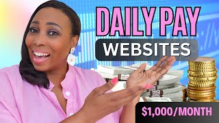 10 Websites That Will Pay You Within 24 Hours  Up To US1000 In A Month [upl. by Firooc471]