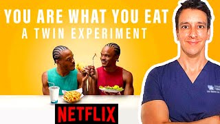 Scientist factchecks New Netflix Diet Documentary Vegan vs Omnivore Twins [upl. by Gerbold211]