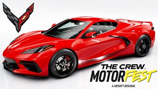 The Crew Motorfest  Chevrolet Corvette C8 Stingray  Customization amp Review [upl. by Atsillac]