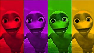 Funny alien VS Dame tu cosita VS Funny alien dance VS Green alien Dame tu cosita [upl. by Hueston]