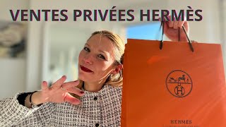 MA PREMIÈRE EXPÉRIENCE AUX VENTES PRIVÉES HERMÈS HIVER 2024 [upl. by Andromache]