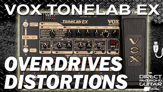 Tonelab EX Overdrive Distortion sounds SOUND DEMO [upl. by Aniv601]