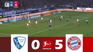 VfL Bochum gegen FC Bayern München 05  Bundesliga 202425  Spielen Höhepunkte [upl. by Llenyl]