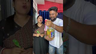 Wow colouring 🥤 juice 😍  acha jo bologe wo karungi baba shorts colouringjuice funnyvideos [upl. by Emerej]