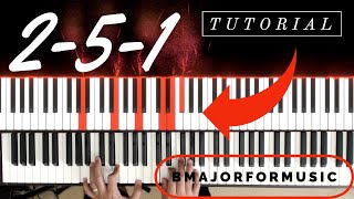 Easiest Method Ever 251 Progression in CMajor [upl. by Mij]