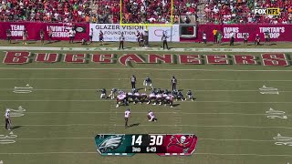 Blocked PAT for twopoint return Eagles complete rare feat vs Bucs [upl. by Bendick408]