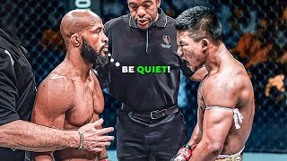 MMA vs Muay Thai 🤔 Demetrious Johnson Against All Fighting Styles in ONE [upl. by Euqinamod]