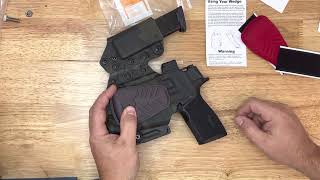 Black Arch Holsters Sig Sauer P365x Macro Unboxing [upl. by Pimbley]