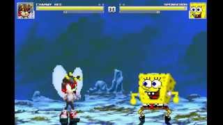 Mugen 10 Charmy Beeme vs SpongebobnewCPU [upl. by Sybil]