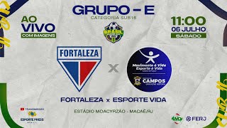 FORTALEZA X ESPORTE VIDA [upl. by Ayatan]