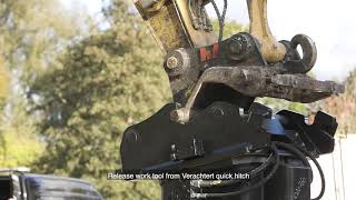 Verachtert and OilQuick Quick Hitch System [upl. by Notxap621]