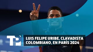 Luis Felipe Uribe clavadista colombiano debutará en París 2024 [upl. by Monson]