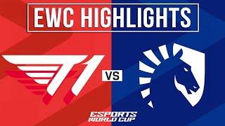 T1 vs TL Highlights ALL GAMES  EWC 2024 Semifinals  T1 vs Team Liquid [upl. by Aihsekel]