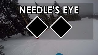 Breckenridge  EXPERT  Needles Eye [upl. by Ardnama]