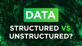 You should definitely know this when working with Structured and Unstructured data [upl. by Ahsyas196]