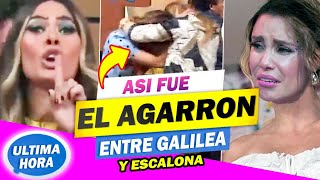 📹 VIDEO FILTRADO El FEROZ Agarrón entre Galilea Montijo y Andrea Escalona en Hoy 😲 [upl. by Jehial]