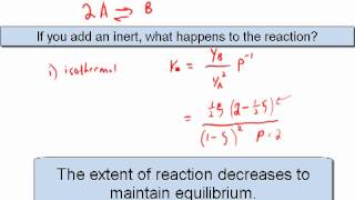 Chemical Equilibrium Effect of an Inert [upl. by Wonacott146]