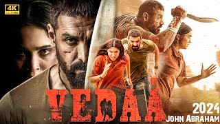 VEDAA 2024  New Released Bollywood Full Action Movie in 4K  John Abraham Sharvari Wagh  new [upl. by Ettore92]