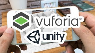 Vuforia Augmented Reality Predefined Target Updated [upl. by Adnamaa]