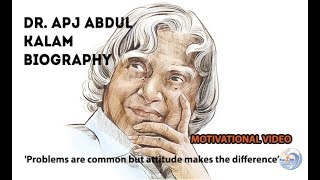 Dr APJ Abdul Kalam Biography in English  Inspirational and Motivational video  kaiZen wave [upl. by Fennelly]