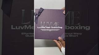 LuvMe Hair Unboxing  Effortlessly Chic Layered Haircut Wavy gluelesswig luvmehair unboxing hair [upl. by Ahsenhoj]