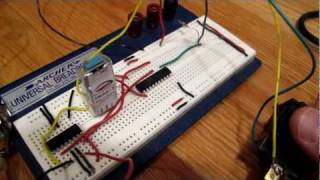 Diamond Antenna K9000 Controller using ATtiny2313 and TI SN754410 [upl. by Ephrayim24]