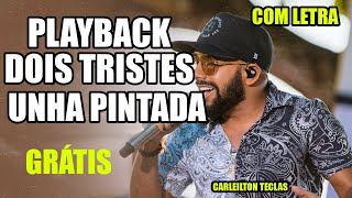 PLAYBACK DOIS TRISTES  UNHA PINTADA  KARAOKÊ DOIS TRISTES [upl. by Alegnatal]