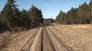 Cabview SU45161 D10011 Hańcza Augustów  Suwałki  Šeštokai Rail Baltica [upl. by Luciana]